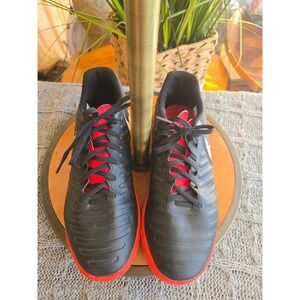 NIKE - Tiempo Legend 8 Academy TF Mens Black Red Soccer Cleats Size 7.5